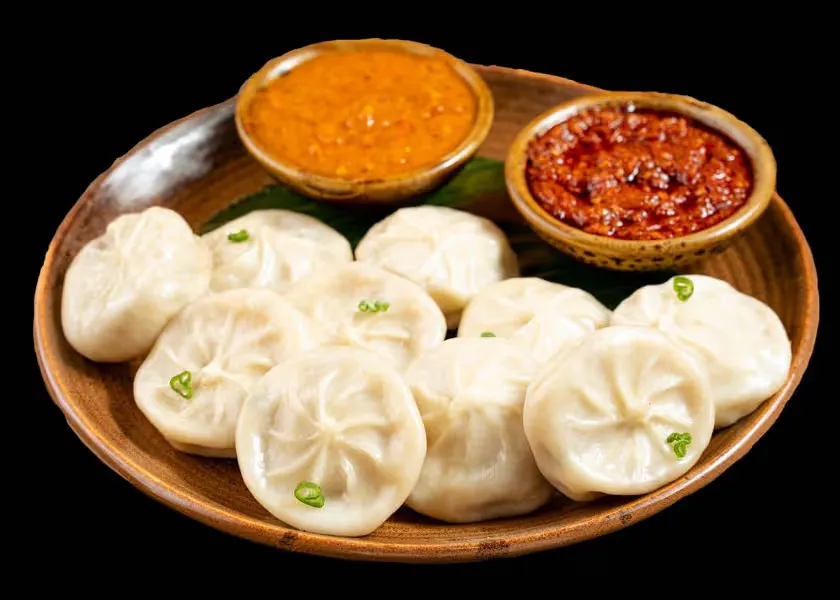 Paneer Corn Steamed Momos